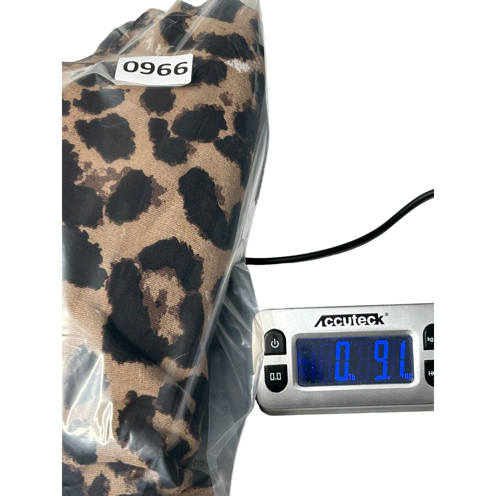 Shein Curve Dress Size 3XL Animal Print Short Sleeve Ruffle V-Neck Faux Wrap - Picture 15 of 15